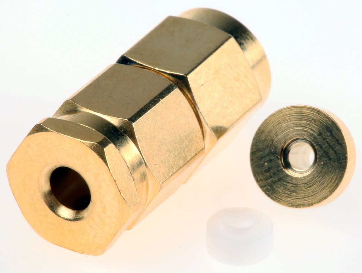 RS PRO, Plug Cable Mount SMA Connector, Clamp Termination, Straight Body