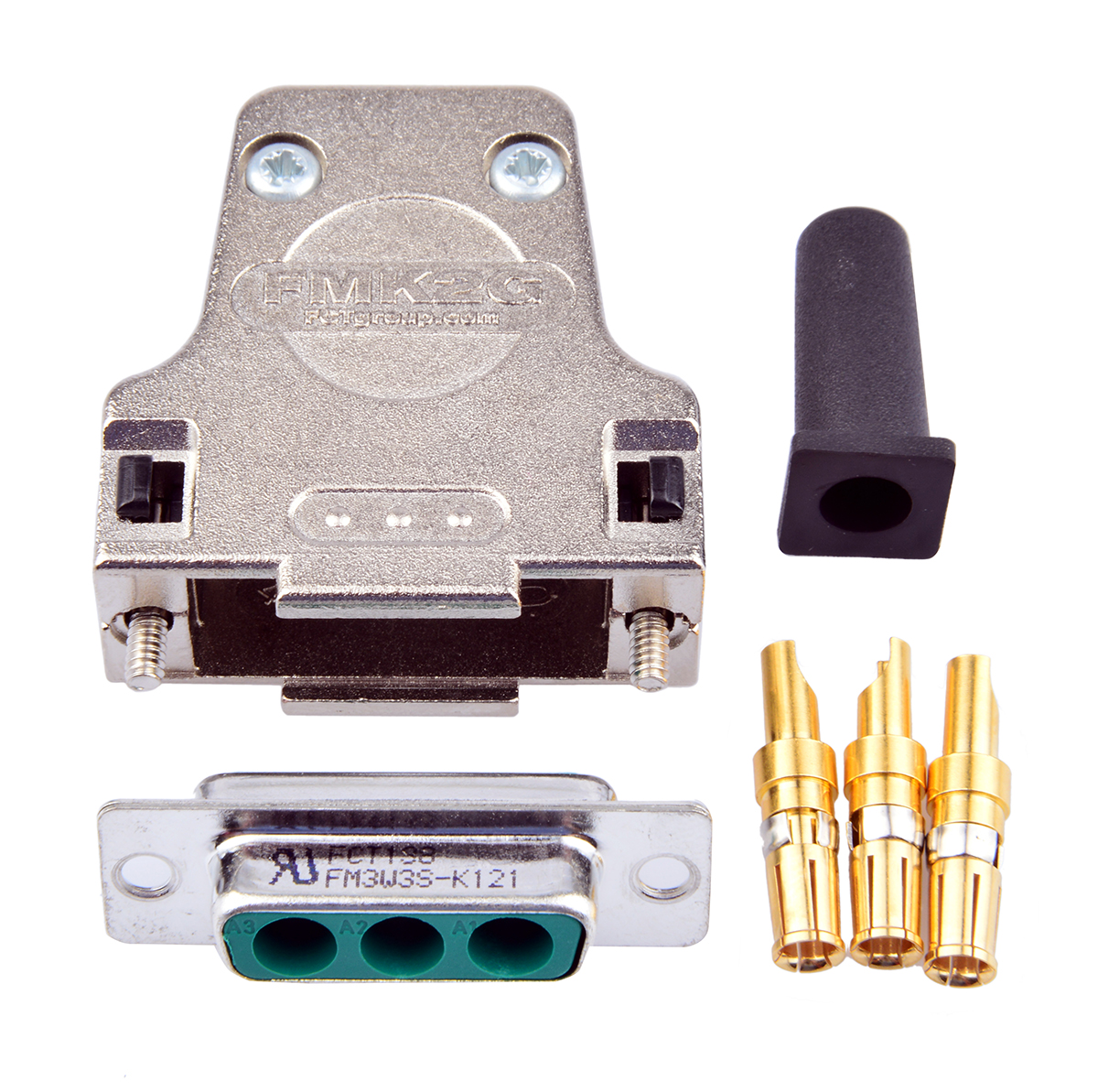 FCT from Molex FMK 3 Way Cable Mount D-sub Connector Socket
