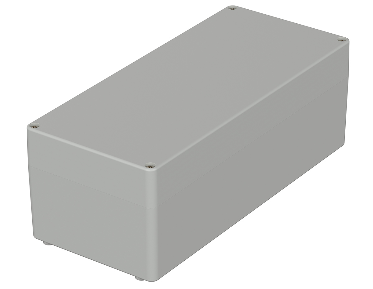 Bopla Euromas Series Light Grey ABS Enclosure, IP66, Light Grey Lid, 340 x 150 x 120mm