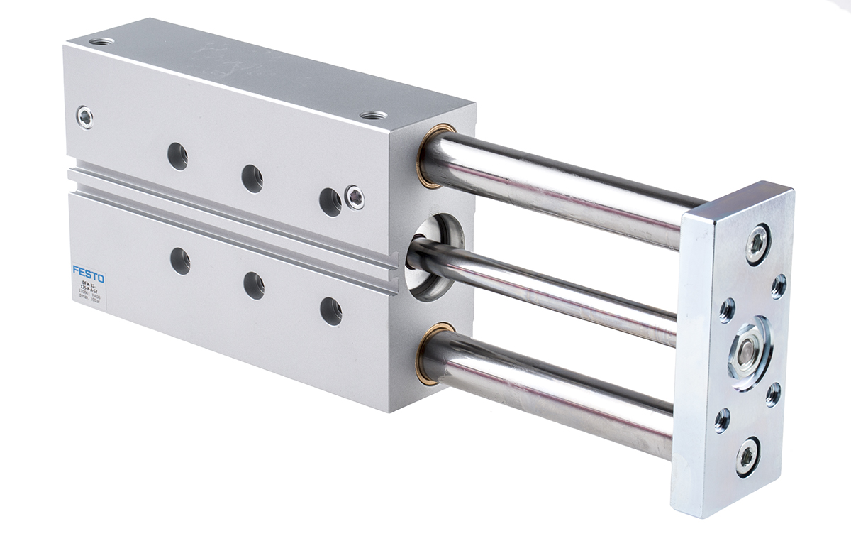 Festo Pneumatic Guided Cylinder - 170861, 32mm Bore, 125mm Stroke, DFM Series, Double Acting