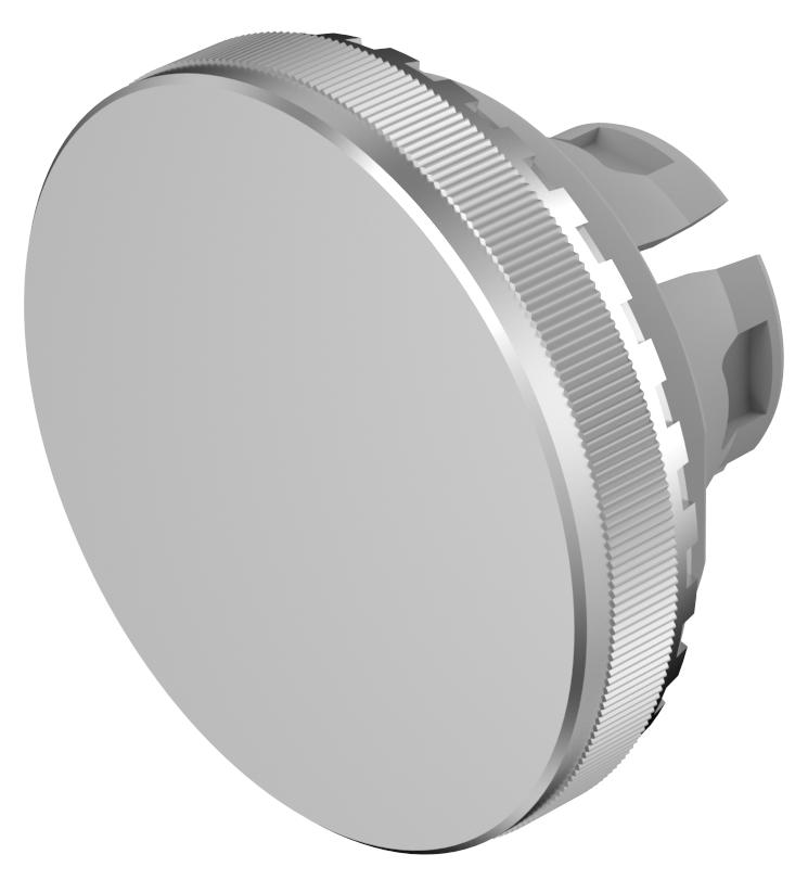 Indicator Lens Flat Style, Clear, 19.7mm diameter