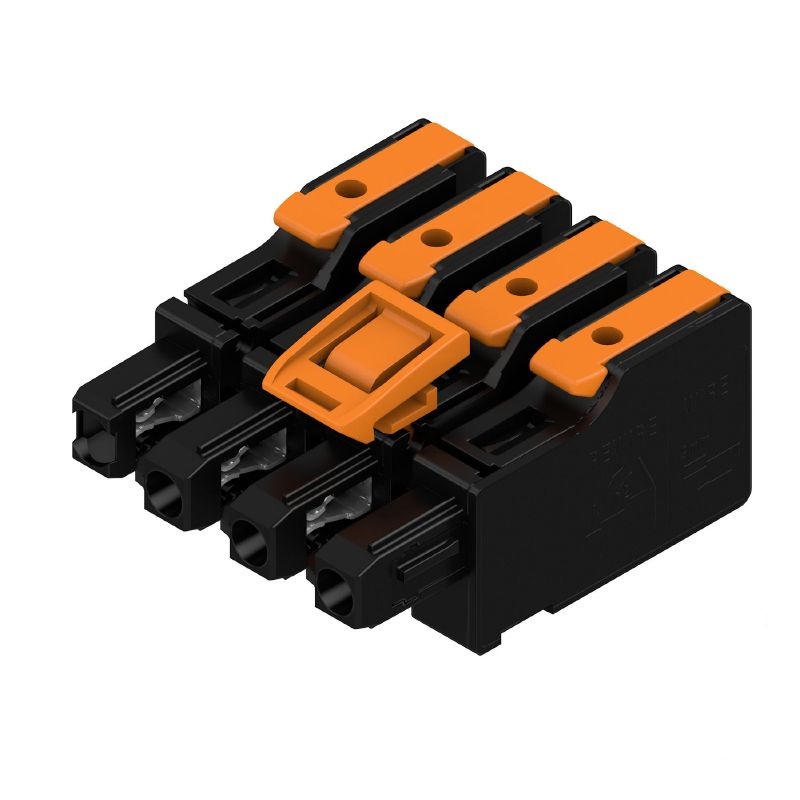 Weidmüller, 7.5mm Pitch, OMNIMATE 4.0, 4 Way, , Pluggable Terminal Block, Hybrid Header, PCB Mount, Snap In