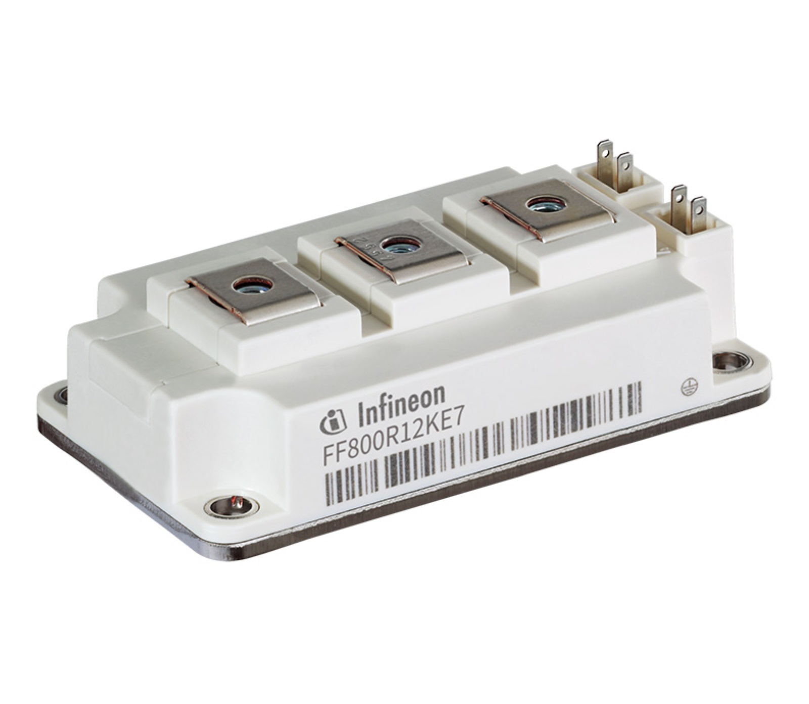 Infineon FF800R12KE7HPSA1 Single Collector, Single Emitter, Single Gate IGBT, 800 A 1200 V, 3-Pin AG-62MMHB, Through