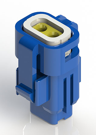 EDAC Wire to Wire Connector Cable Mount Socket, 2P, Crimp Termination, 3A, 250 V