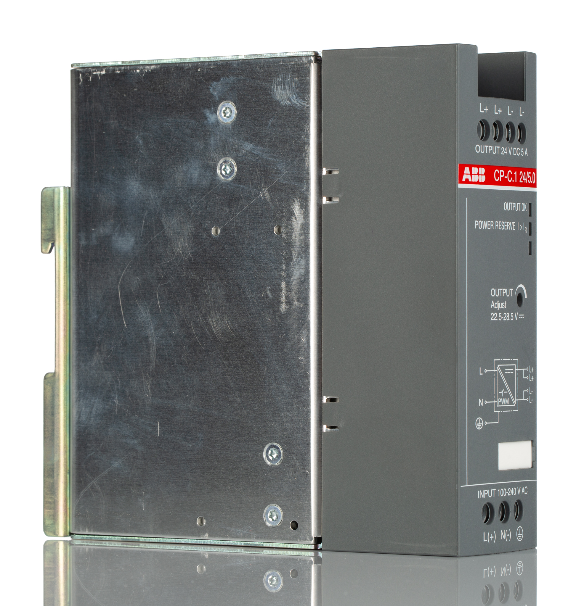 ABB CP-C.1 Switched Mode DIN Rail Power Supply, 100 → 240 V ac / 90 → 250V dc ac, dc Input, 24V dc dc