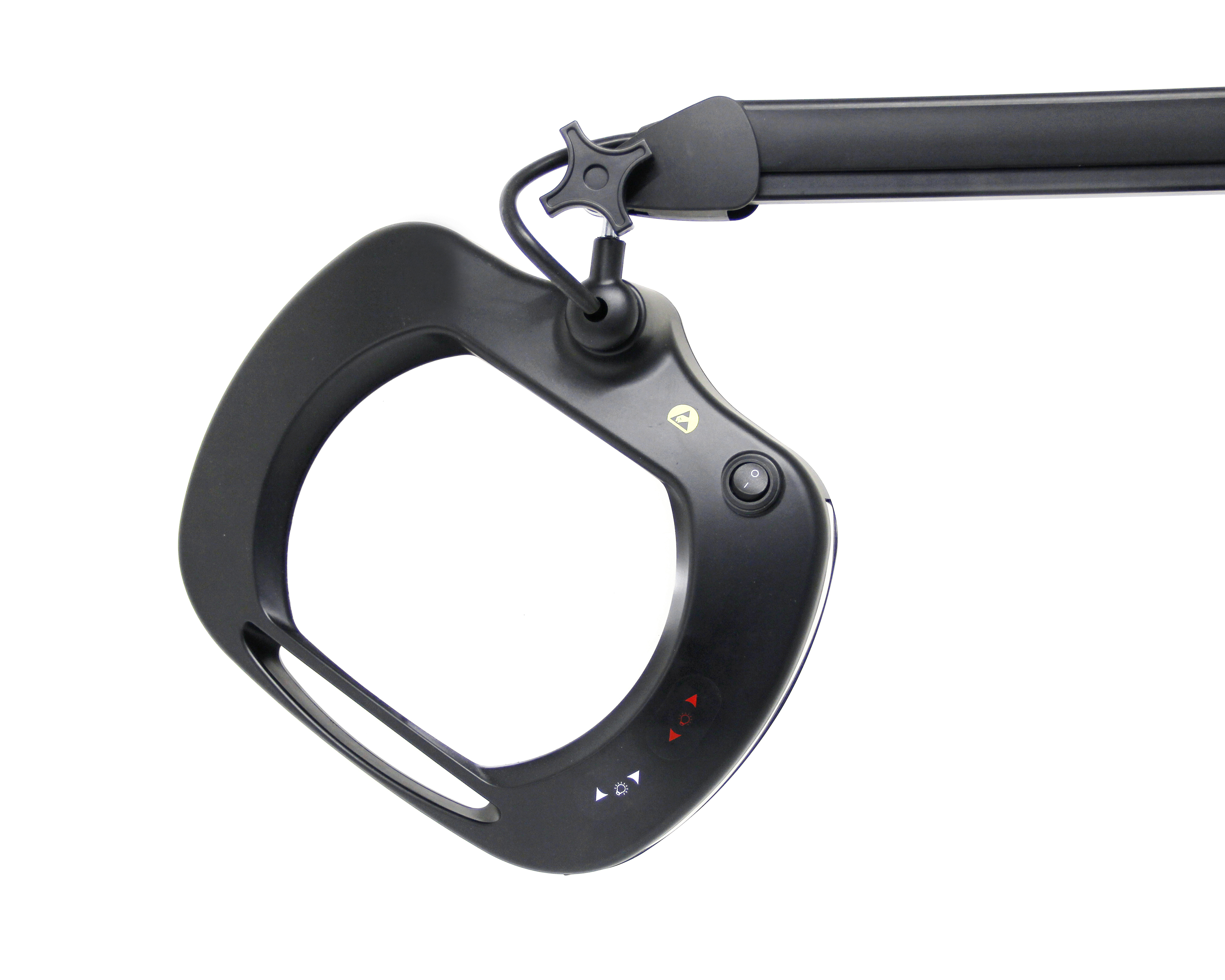 ideal-tek LED Magnifying Lamp with LED Flexi Magnifier Lamp, 5dioptre, 7.5 x 6.2in Lens