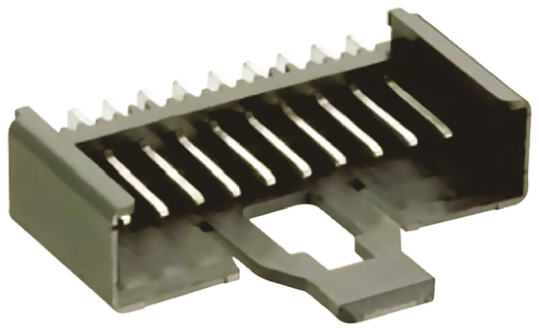Lumberg Minimodul Series Right Angle Through Hole PCB Header, 3 Contact(s), 2.5 mm Pitch, 1 Row, Shrouded