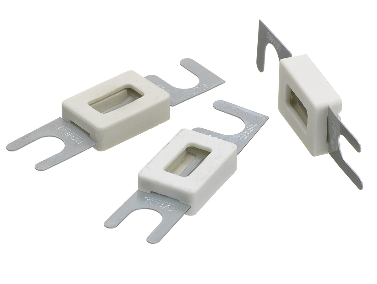SIBA 225A White Automotive Car Fuse, 80V dc
