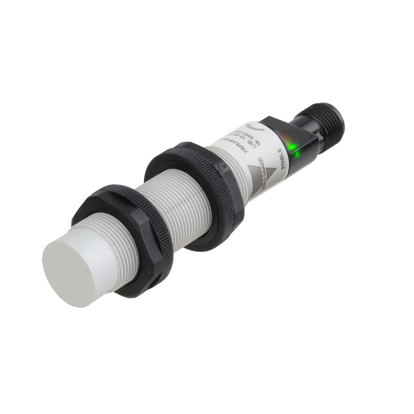 Carlo Gavazzi Capacitive Barrel Proximity Sensor, M12, 12 mm Detection, IO-Link NO/NC, 24 → 230 V ac/dc, 24