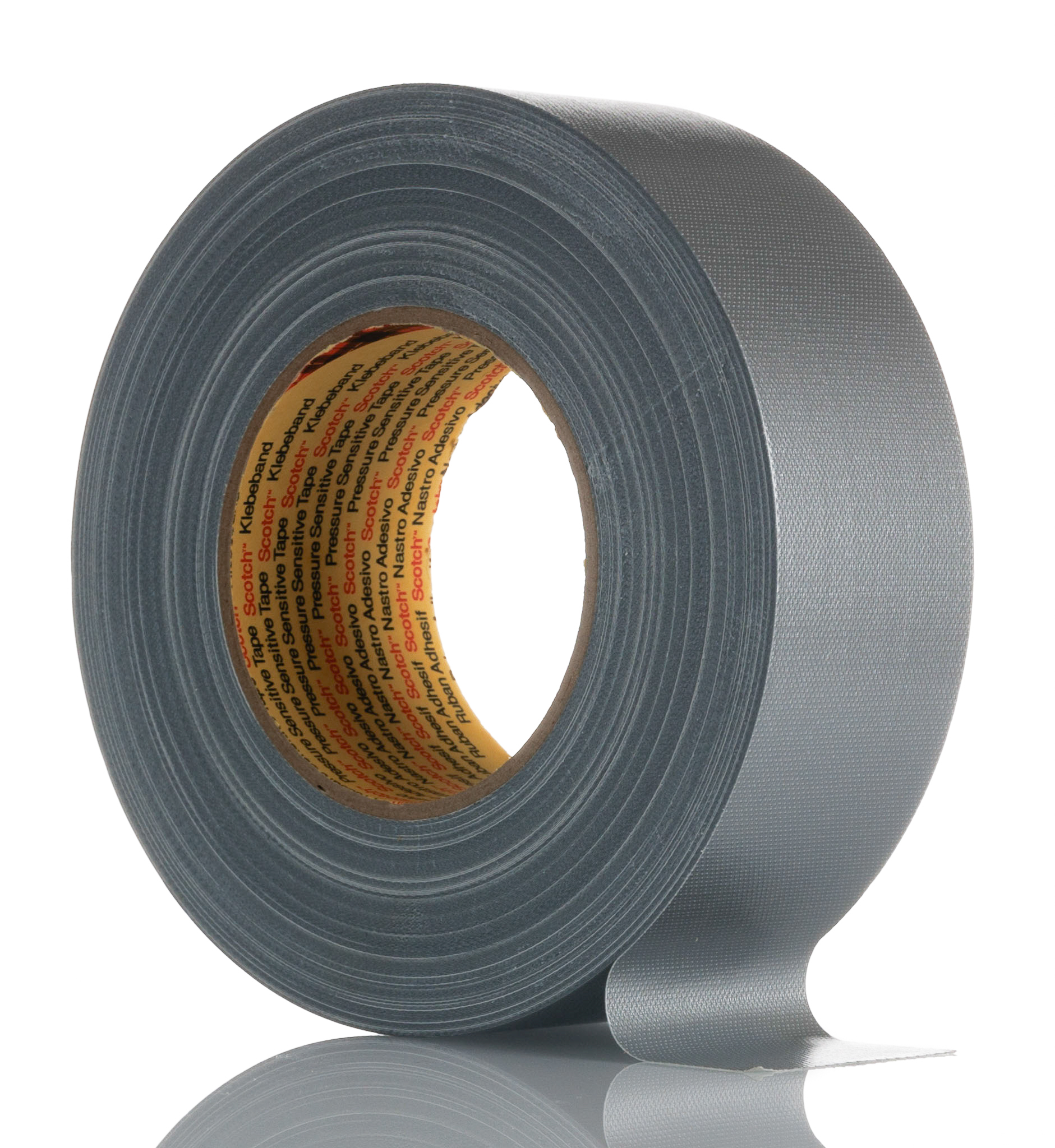 3M Scotch 389 Silver Polyethylene 50m Duct Tape, 0.26mm Thickness