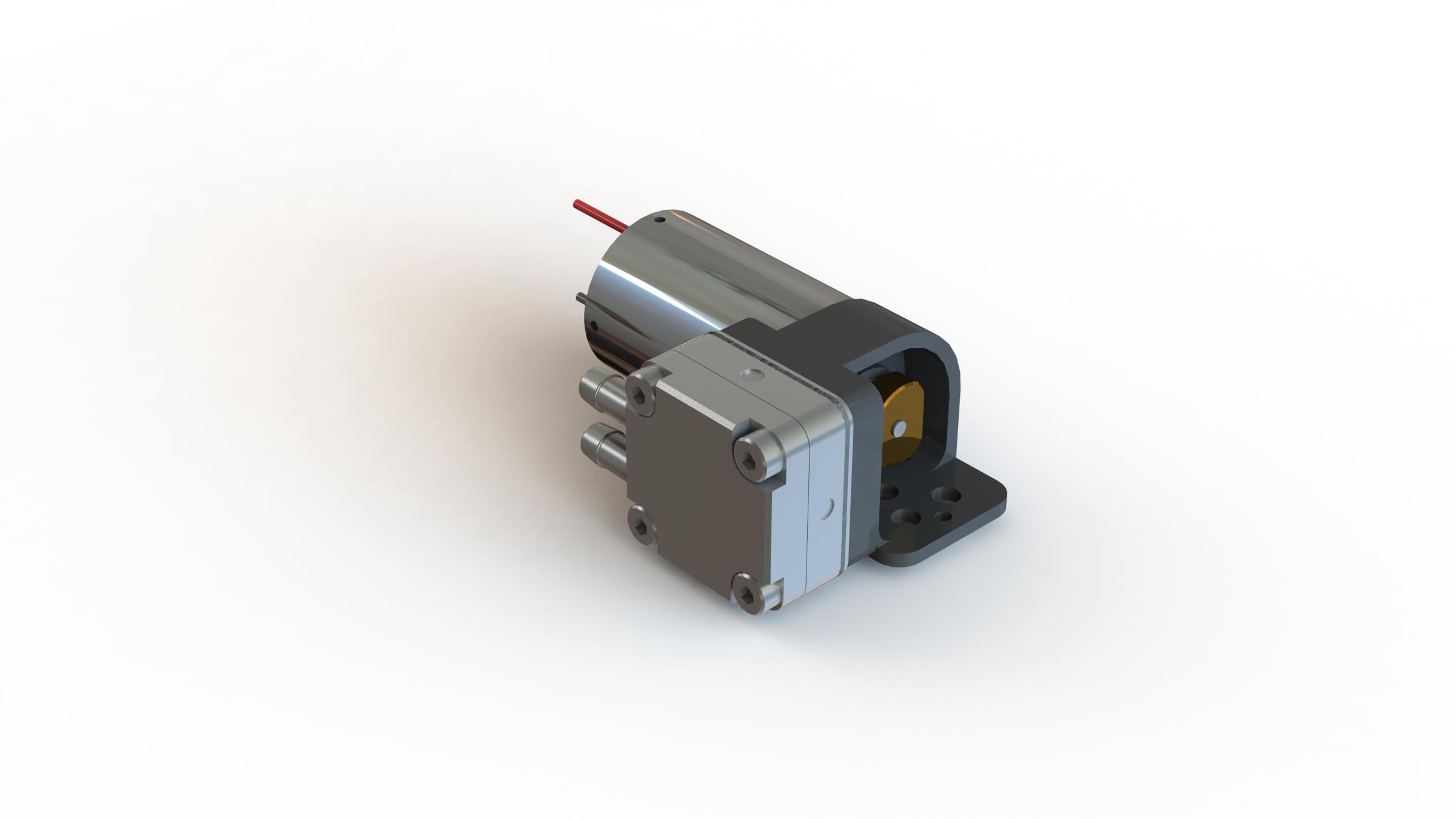 RS PRO 2 → 4.5V -500/700 mBar Direct Coupling Gas Compressor Pump/Fuel Pump Water Pump, 105ml/min