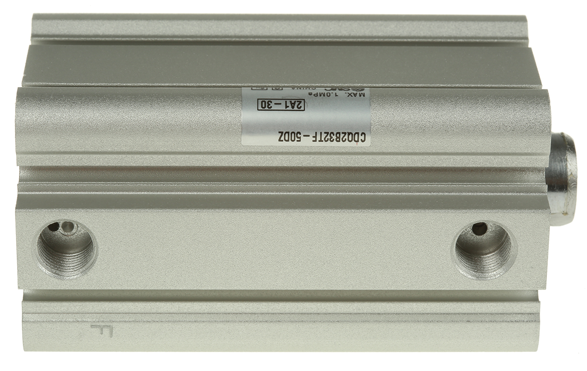 SMC Pneumatic Compact Cylinder - 32 mm Bore, 50 mm CDQ2 Series, Double Acting Acting