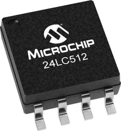 Microchip 24LC512-I/SM,  512 kB EEPROM 8-Pin SOIJ I2C