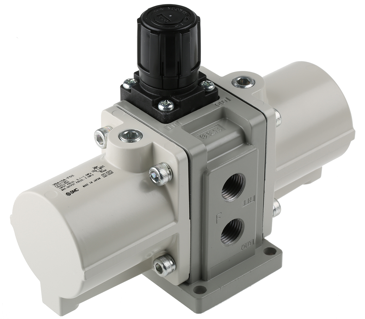 SMC G 1/4 Pneumatic Regulator -, 1MPa max. input