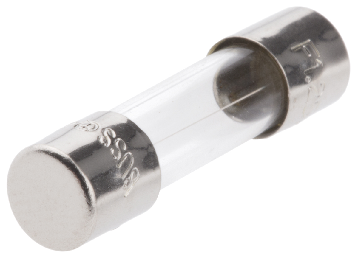 Eaton 1.25A F Glass Cartridge Fuse, 5 x 20mm