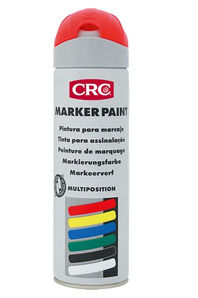 CRC 500ml Red Fluorescent Spray Paint