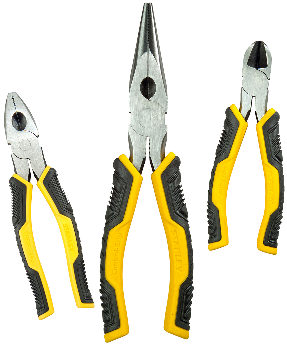 Stanley DYNAGRIP 3-Piece Plier Set, 150 mm Overall