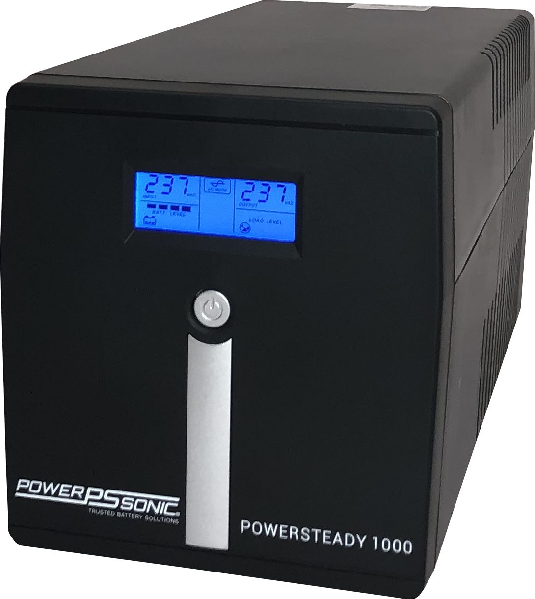 Power Sonic 110/120 V ac, 220 → 240 V ac Input Surface Mount UPS, 1000VA (1000VA), PowerSteady 1000