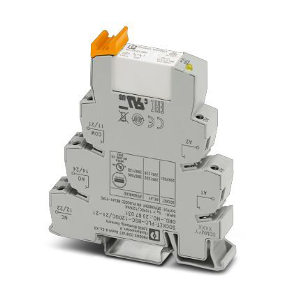 Phoenix Contact PLC-RSC- 24UC/ 1/S/H Series Interface Relay, DIN Rail Mount, 24V ac/dc Coil, SPST, 1-Pole