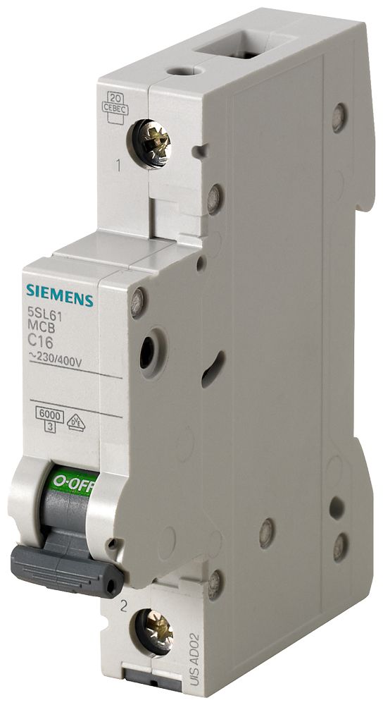 Siemens SENTRON 5SL6 MCB, 1P, 50A Curve B