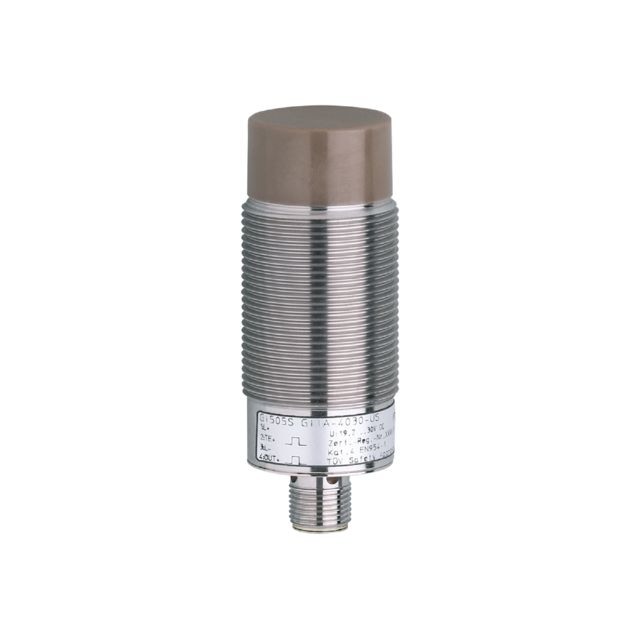ifm electronic Inductive Threaded Barrel Proximity Sensor, M30, 6 → 12 mm Detection, 19.2 → 30 V dc