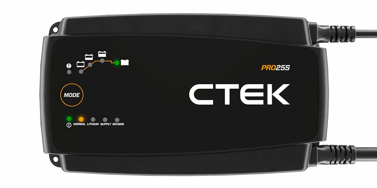 CTEK PRO25S Battery Charger For LiFePO4 12 V 12V 2.9A with UK plug