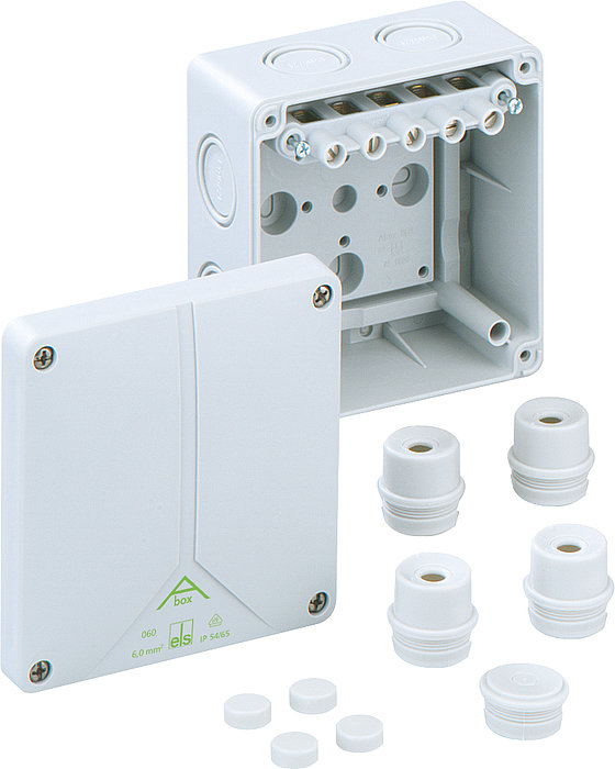 Spelsberg Polystyrene Junction Box, IP65, 110 x 110 x 67mm