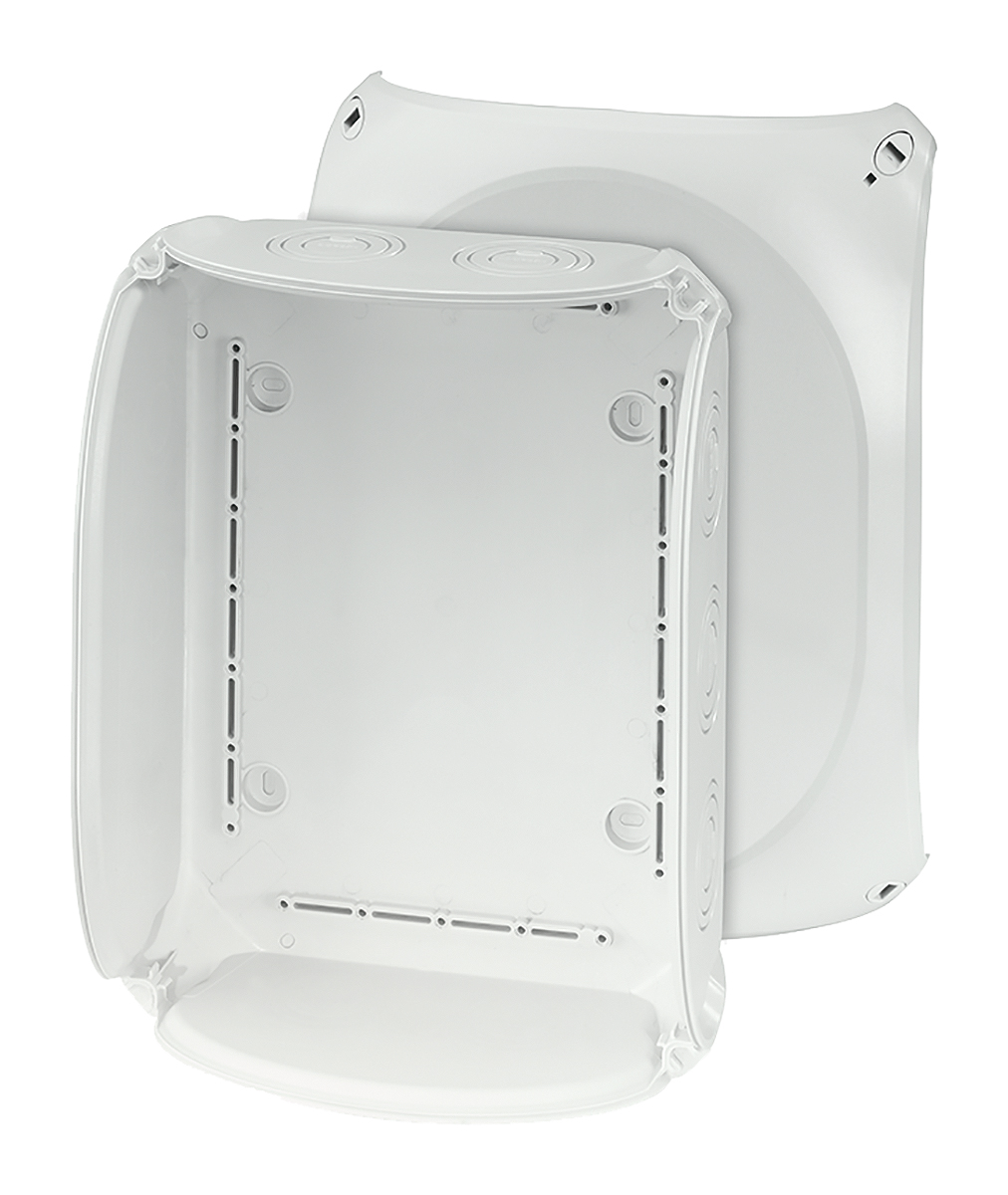 HENSEL ENYCASE DK Series Grey Polycarbonate Junction Box, 295 x 225 x 122mm