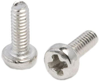 RS PRO Pozi M2 Pan Brass Machine Screws DIN 7985 x 6.0mm
