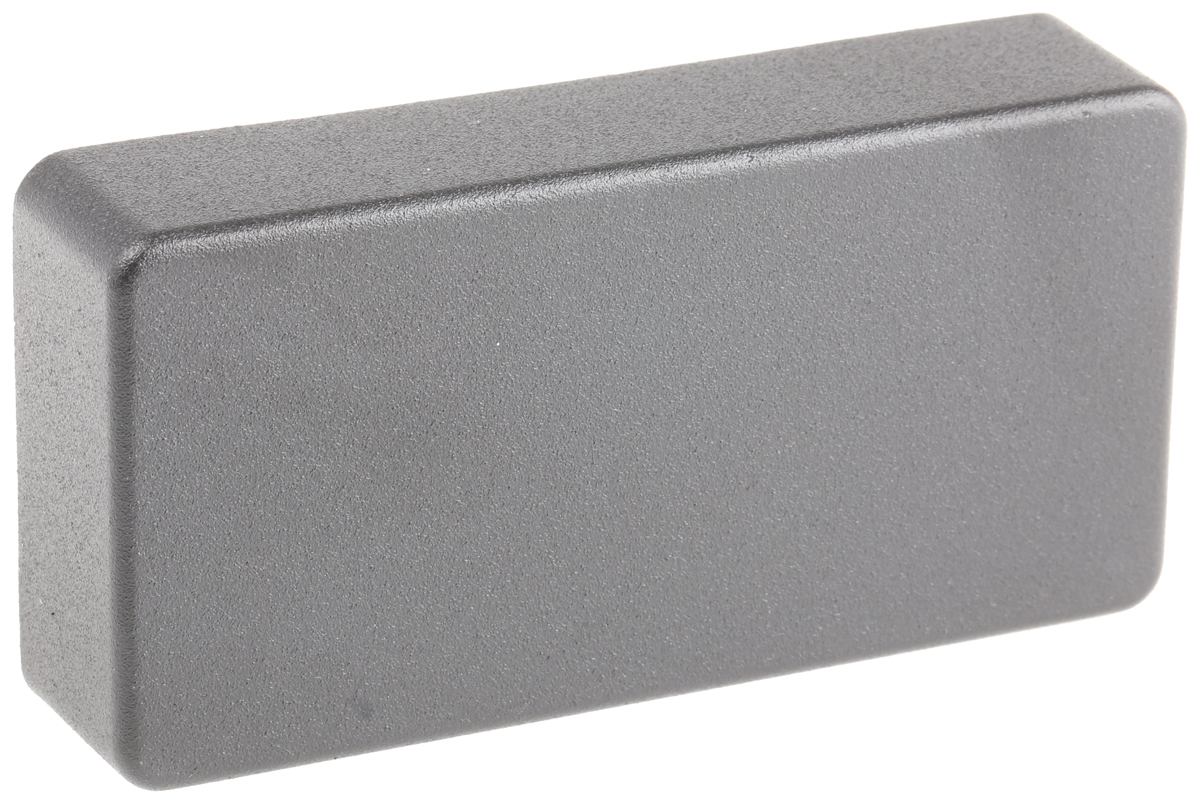 Hammond 1590 Series Black Die Cast Aluminium Enclosure, IP54, Black Lid, 100 x 50 x 25mm