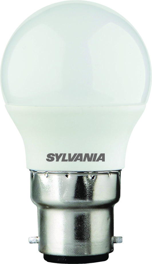 Sylvania B22 LED Bulbs 6.5 W(60W), 2700K, Homelight, Ball shape