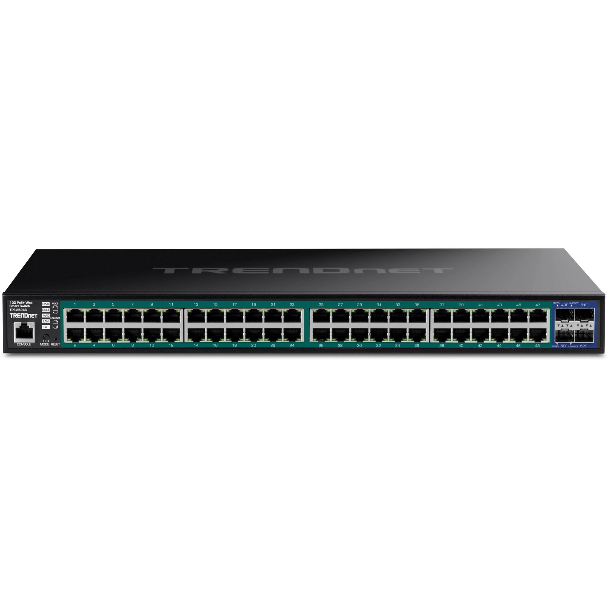 52-Port Gigabit Web Smart PoE