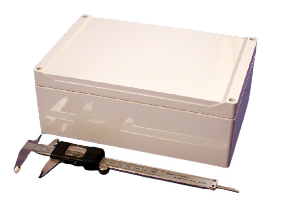 Hammond 1555 Series ABS Enclosure, IP66, 9.4 x 6.3 x 3.5in