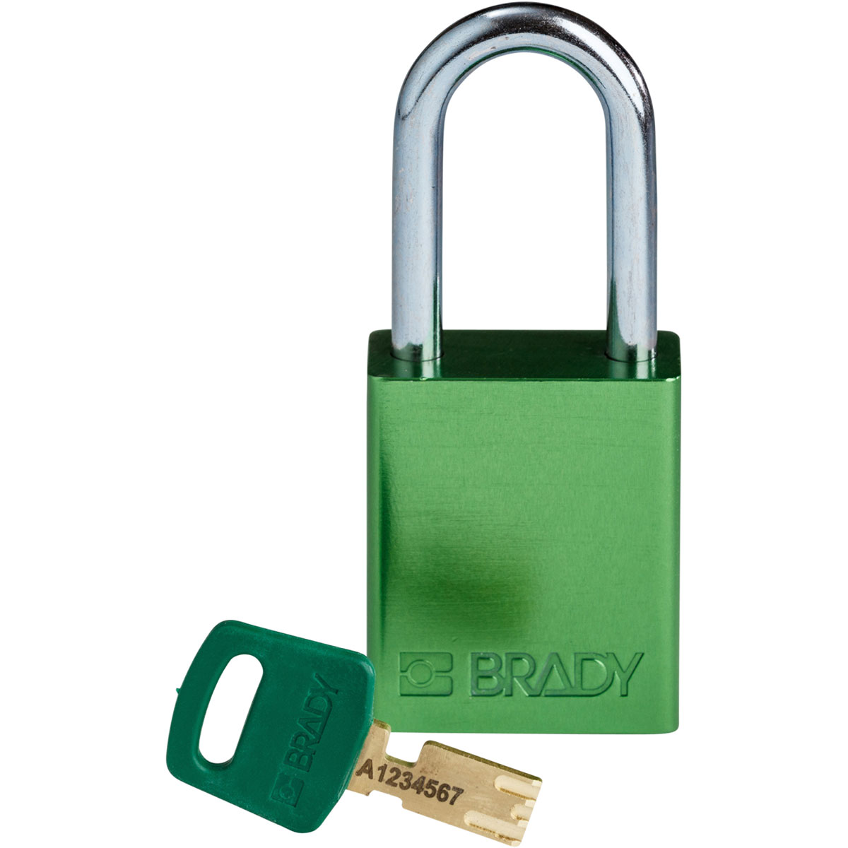 Brady LOTO-99 Key Weatherproof Aluminium Padlock, 6.35mm Shackle, 38.00mm Body