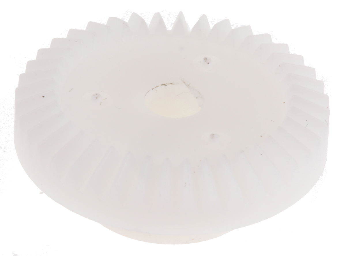 RS PRO POM Bevel Gear, 4mm Bore, 40 Teeth, 0.5 Module