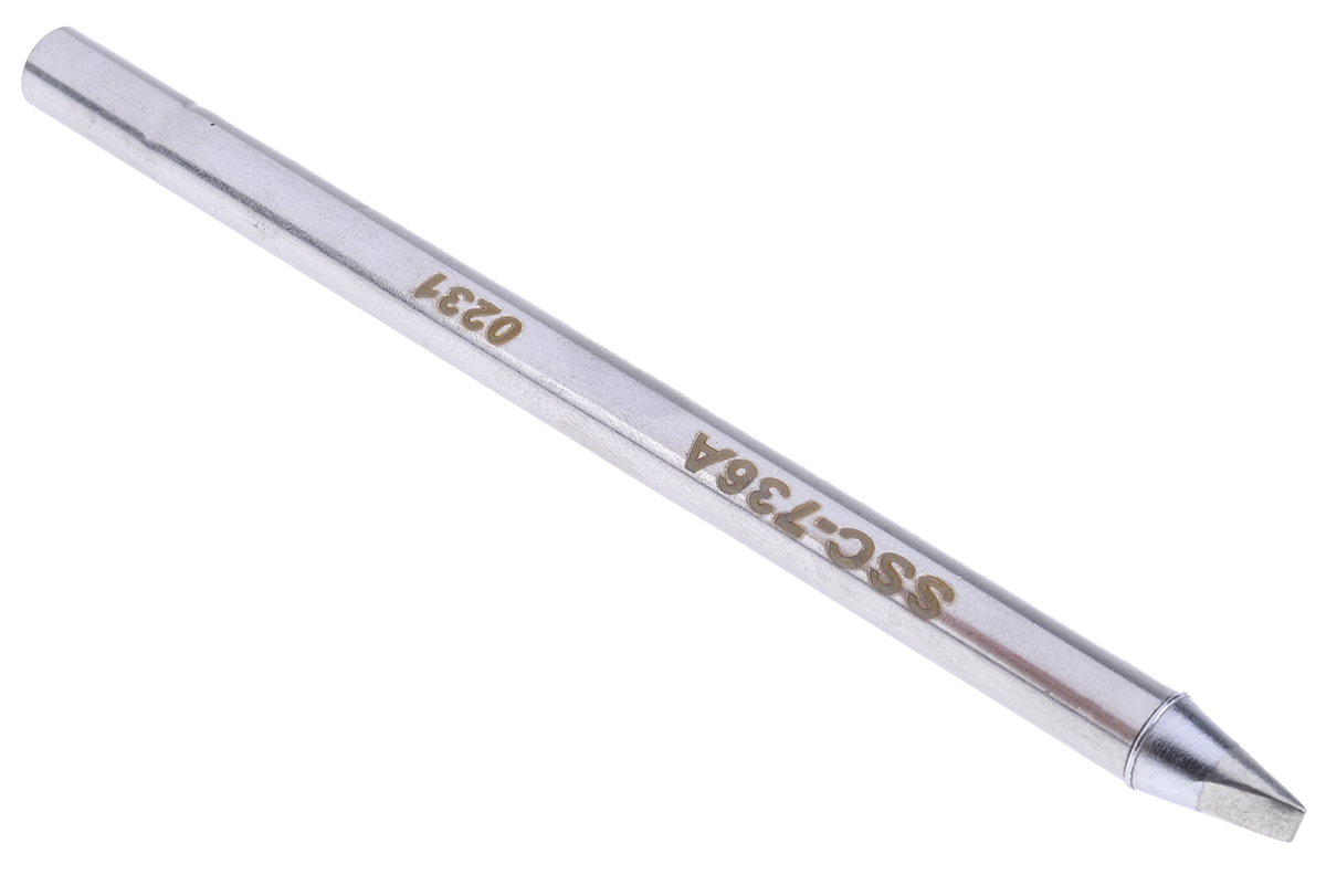 Metcal SSC 2.5 mm Chisel Soldering Iron Tip for use with MFR-H6-SSC, SP-HC1