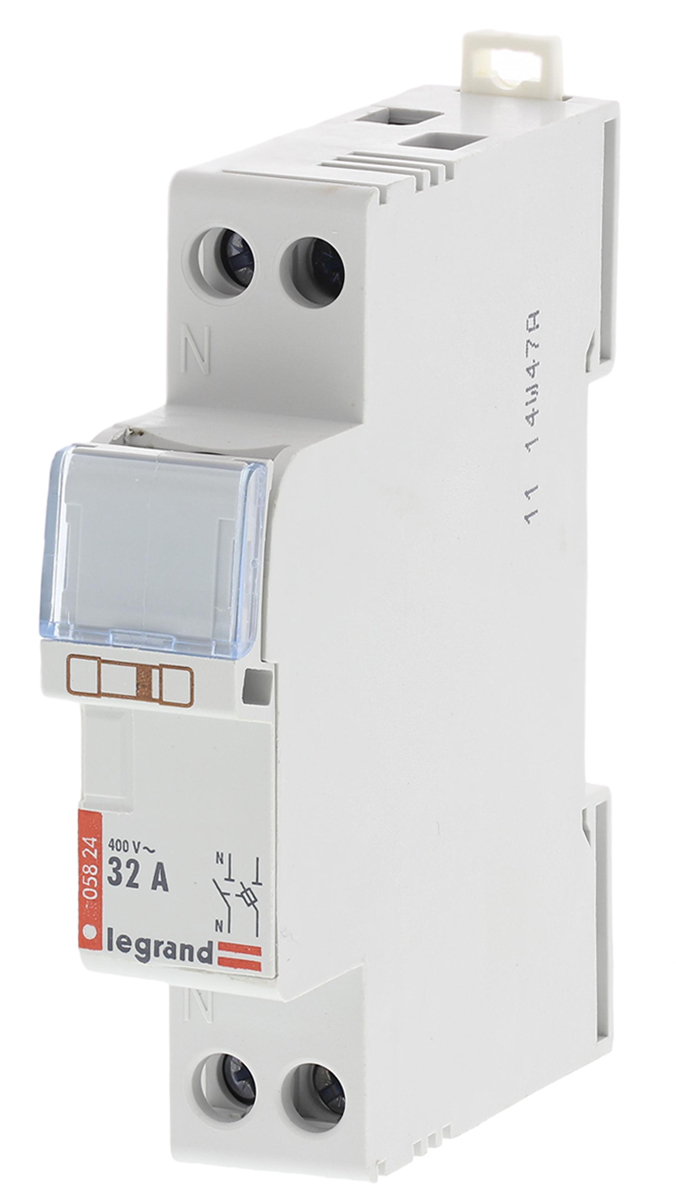 Legrand 32A Rail Mount Fuse Holder for 10 x 38mm Fuse, 1P, 400V ac
