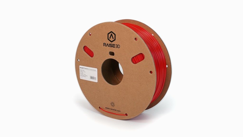 Raise3D 1.75mm Red PET-G 3D Printer Filament, 1kg