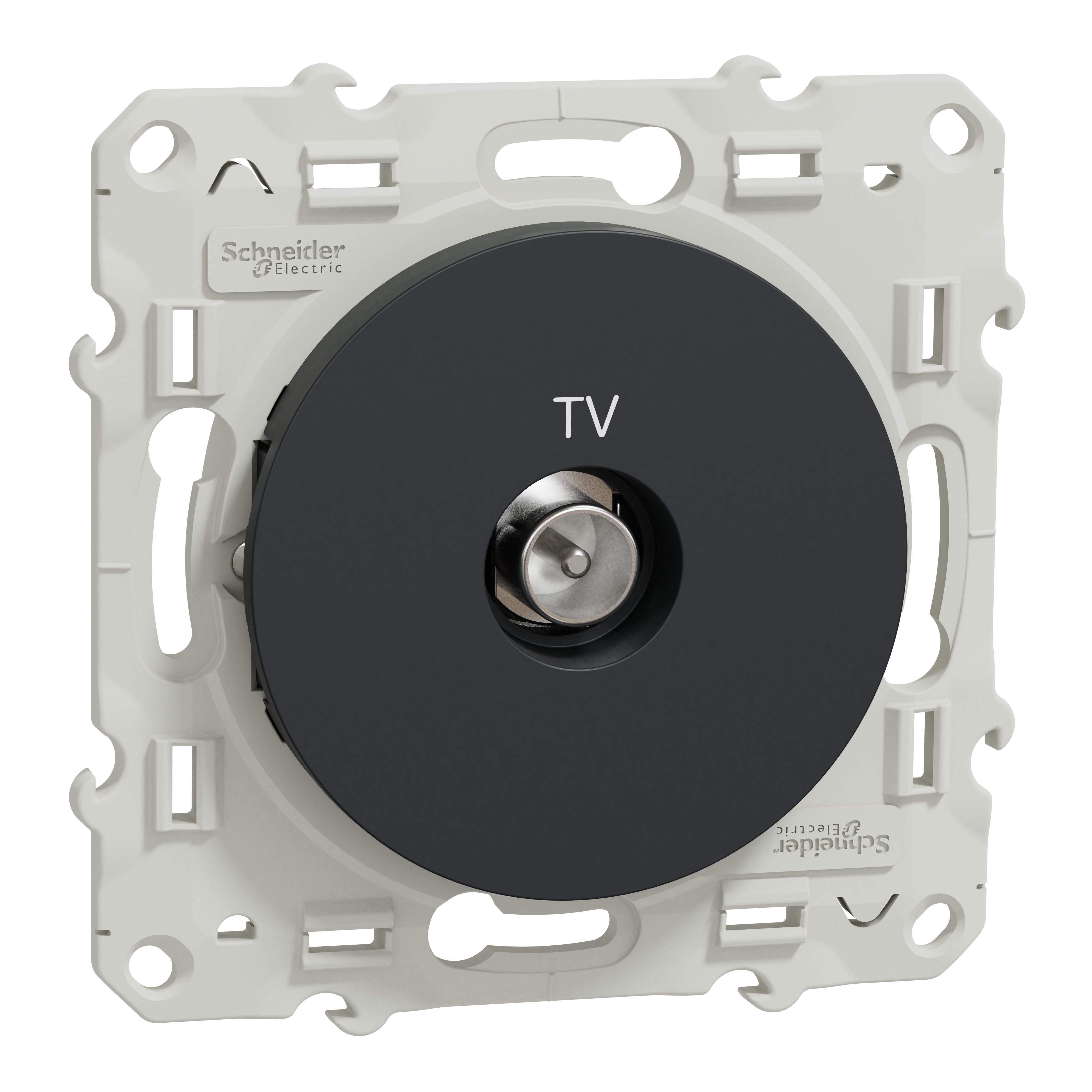 Schneider Electric Anthracite, 1 Gang, Odace