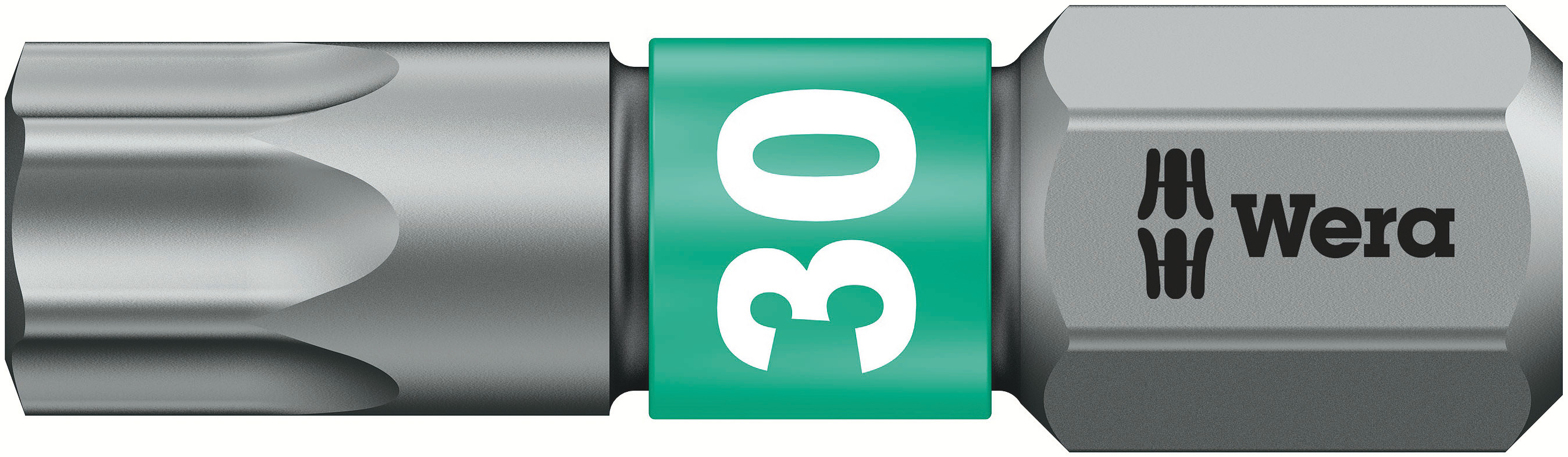 Wera Torx Screwdriver Bit, TX 30 Tip, 25 mm, 25 mm Overall