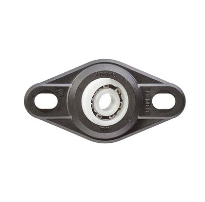 2 Hole Flange Bearing Unit, EFOM-BB1-P10-B180-ES, 10mm ID
