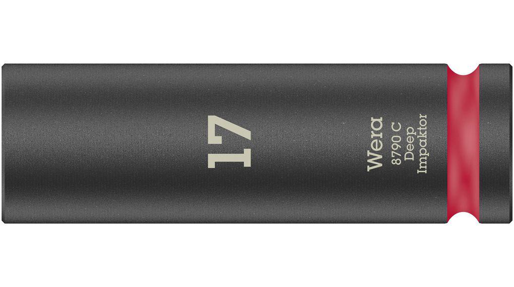 Wera 83mm, 1/2 in Drive Impact Socket, 150 mm length