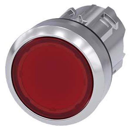 Siemens SIRIUS ACT 3SU10 Series Red Latching Push Button, 22mm Cutout, IP66, IP67, IP69K