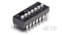 TE Connectivity 2 Way Surface Mount DIP Switch, Extended, Slide Actuator
