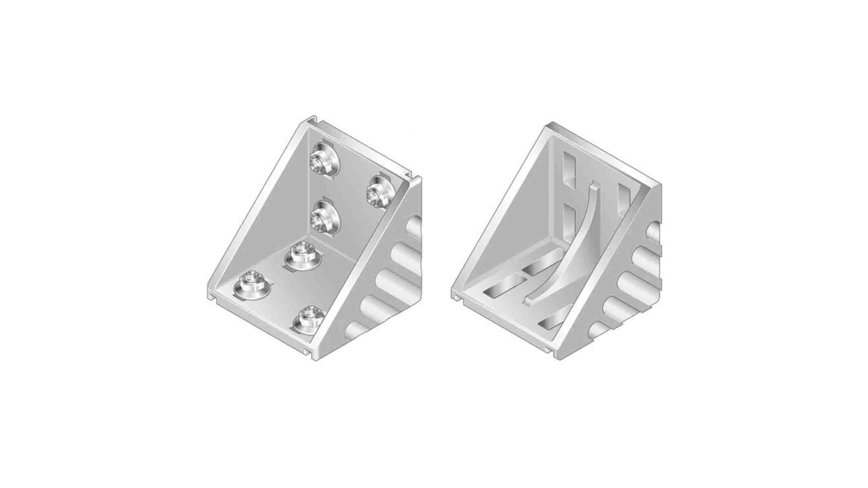 Bosch Rexroth M8 Mounting Bracket, Connecting Component, Strut Profile 90 mm, Groove Size 10mm