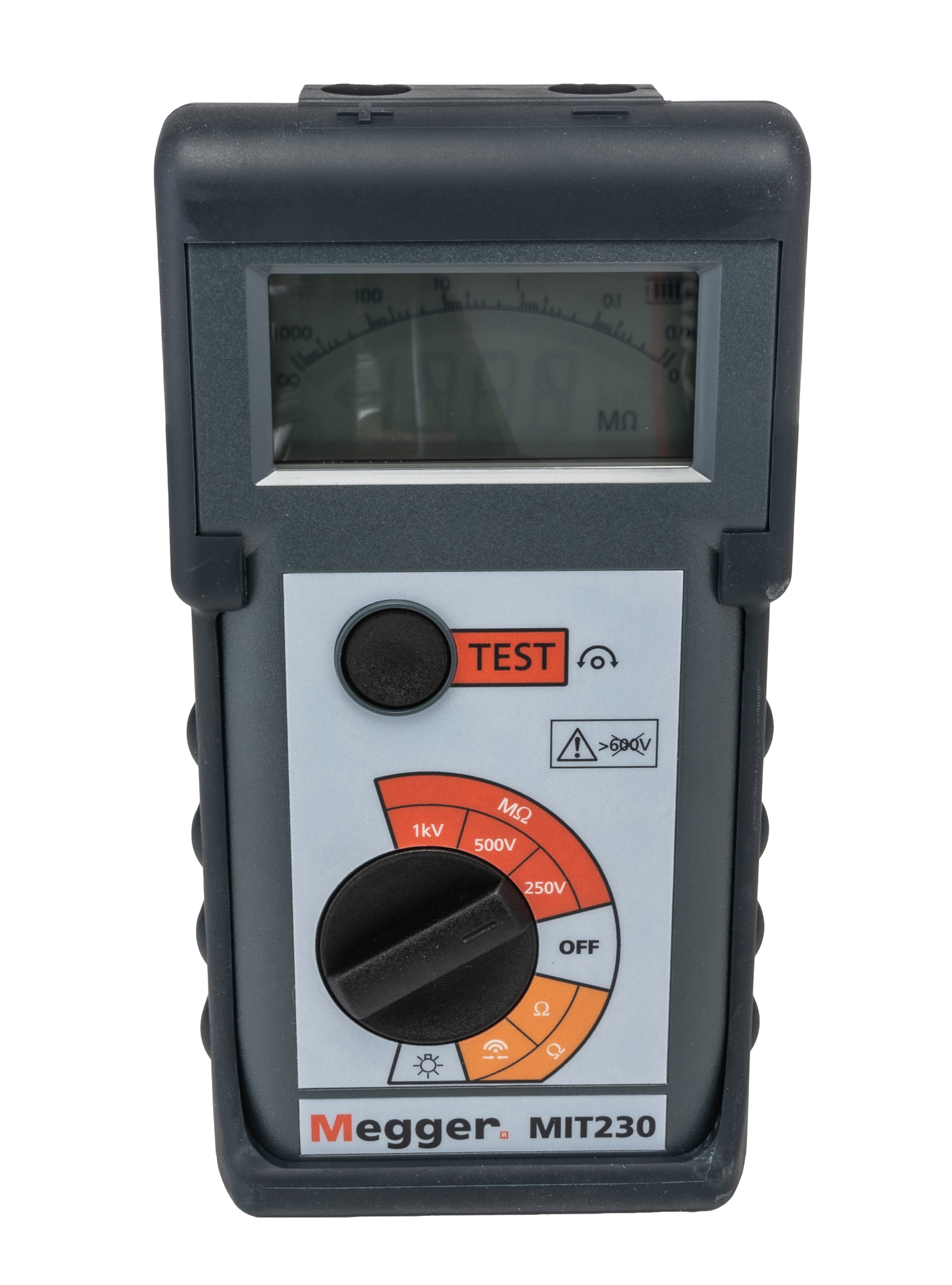 Megger MIT230HD Insulation & Continuity Tester, 250V Min, 1000V Max, CAT III 600V - RS Calibration