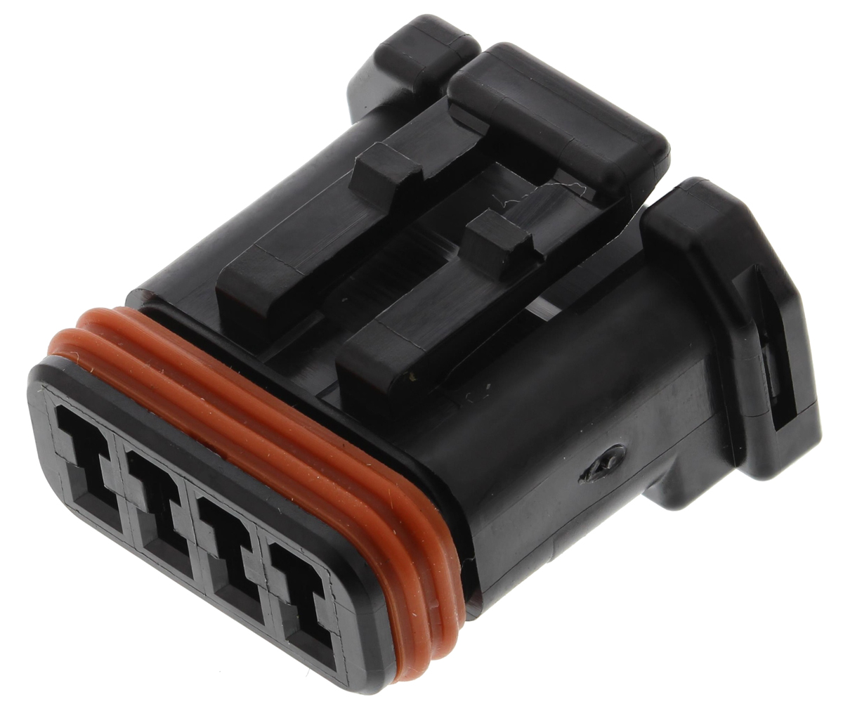 JAE, MX19 Automotive Connector Socket Black 4 Way MX19004S51