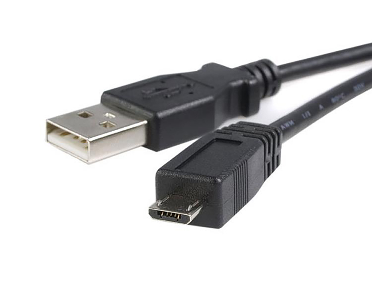 StarTech.com USB 2.0, Male USB A to Male Micro USB B, 480Mbps, 3m