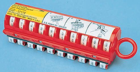 3M Adhesive Cable Markers, Pre-printed "9", SDR 9-89209