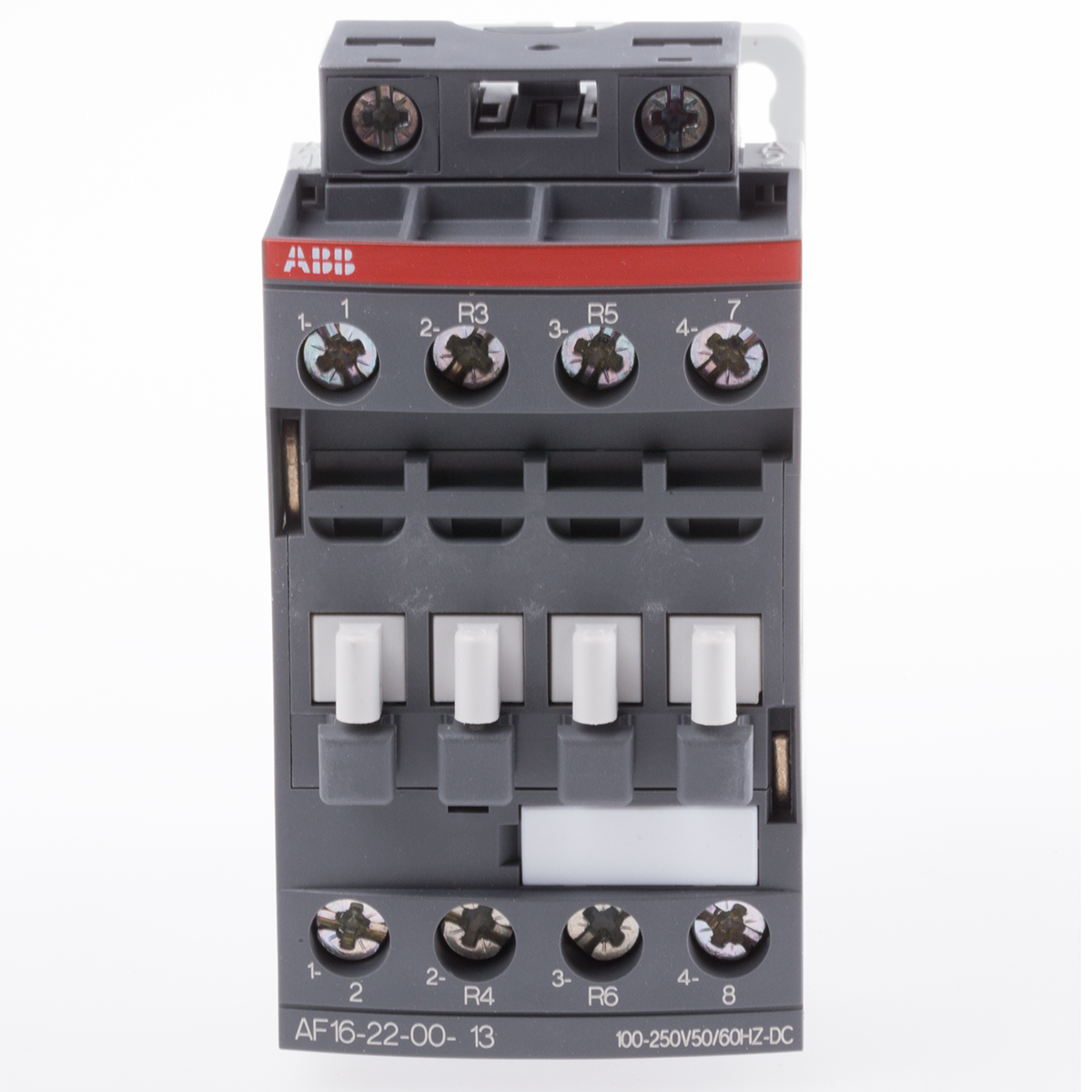 ABB AF16 Contactor, 230 V Coil, 4-Pole, 7.5 kW 250 V, 2 NO/2 NC, 690V